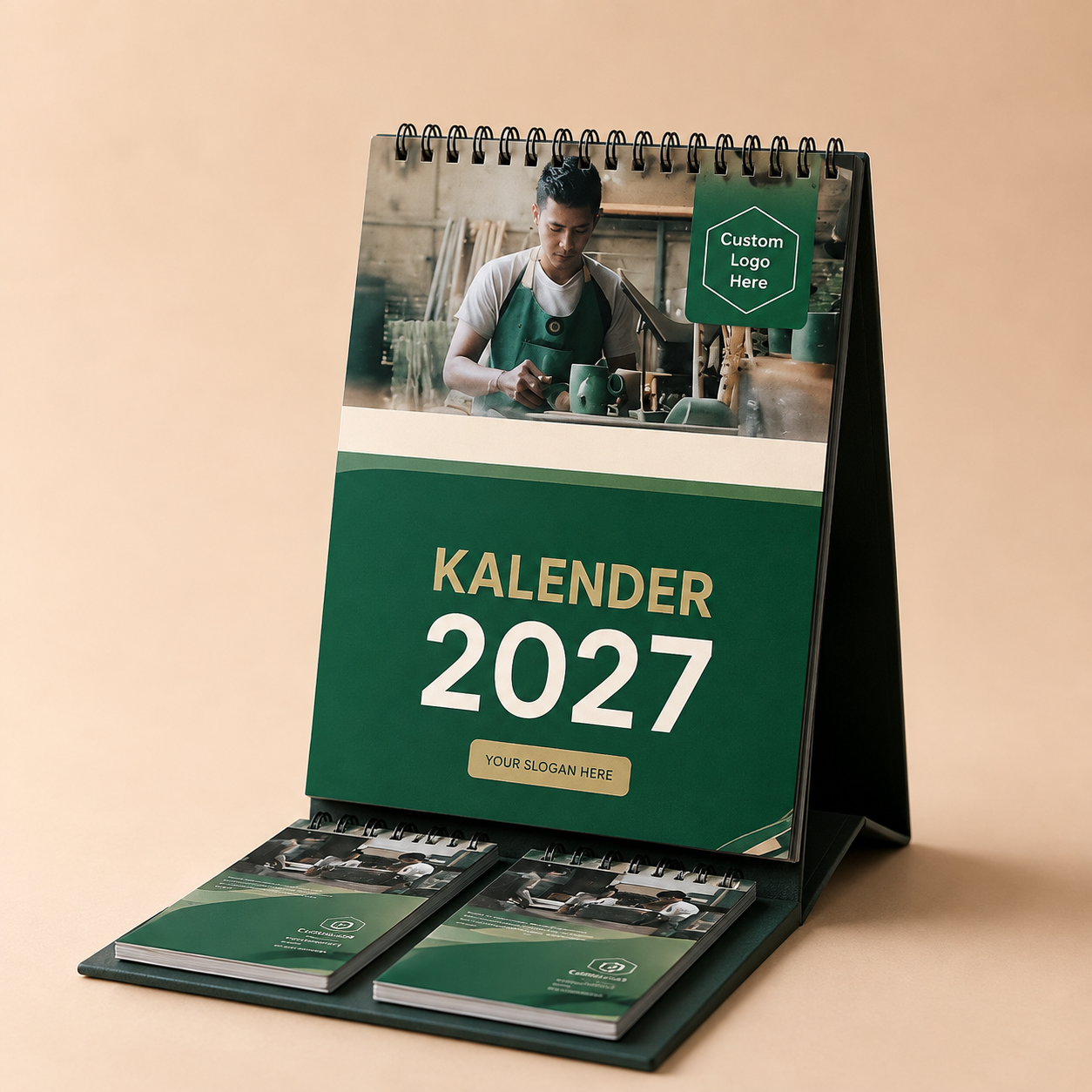 Kalender Meja Notebook