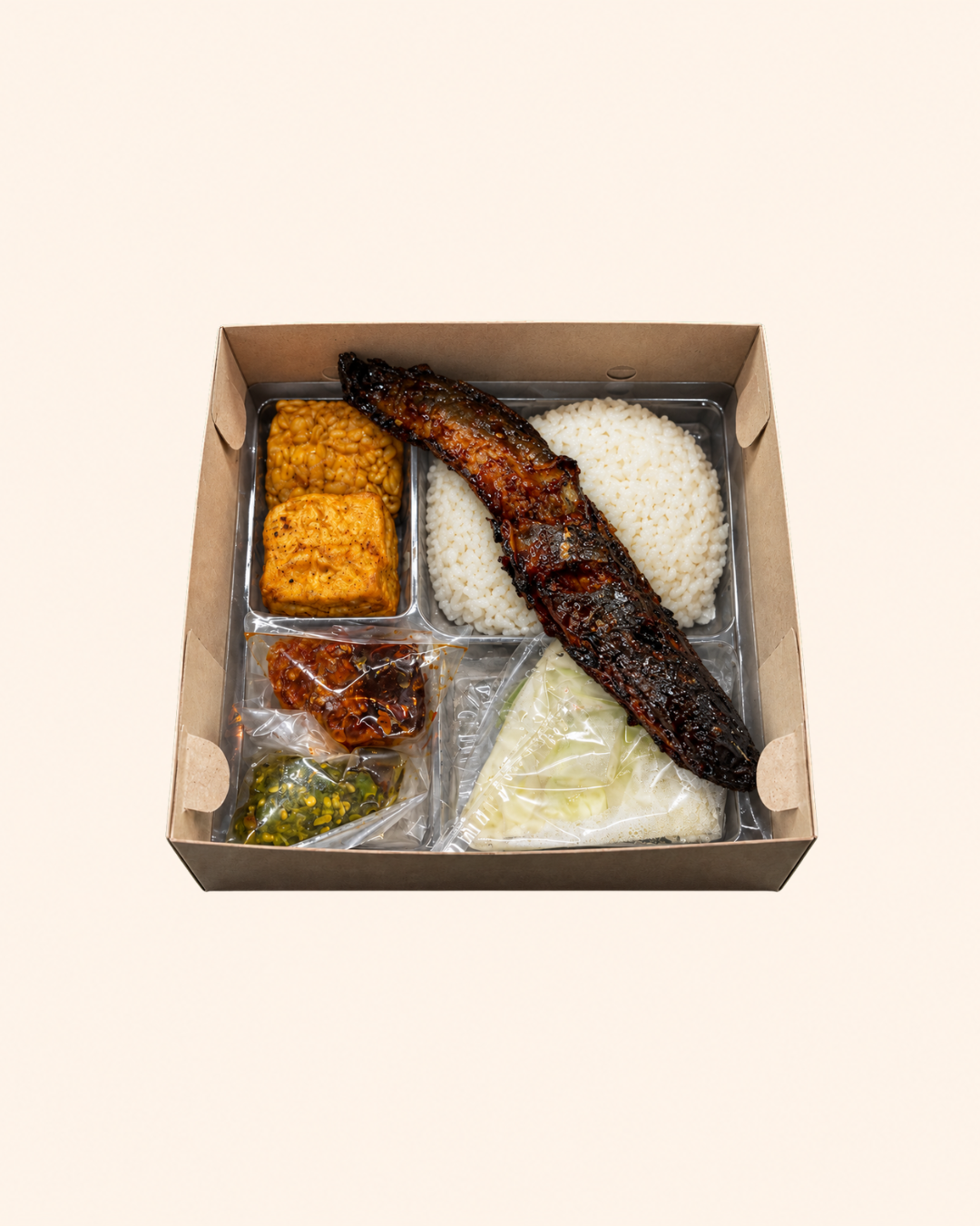 Paket Nasi Ikan Lele Bakar